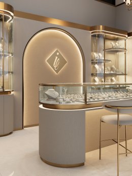 Design, manufacture, and installation of the shop: Cara Jewelry Shop, Soi Ramkhamhaeng 26/1, Bangkok.